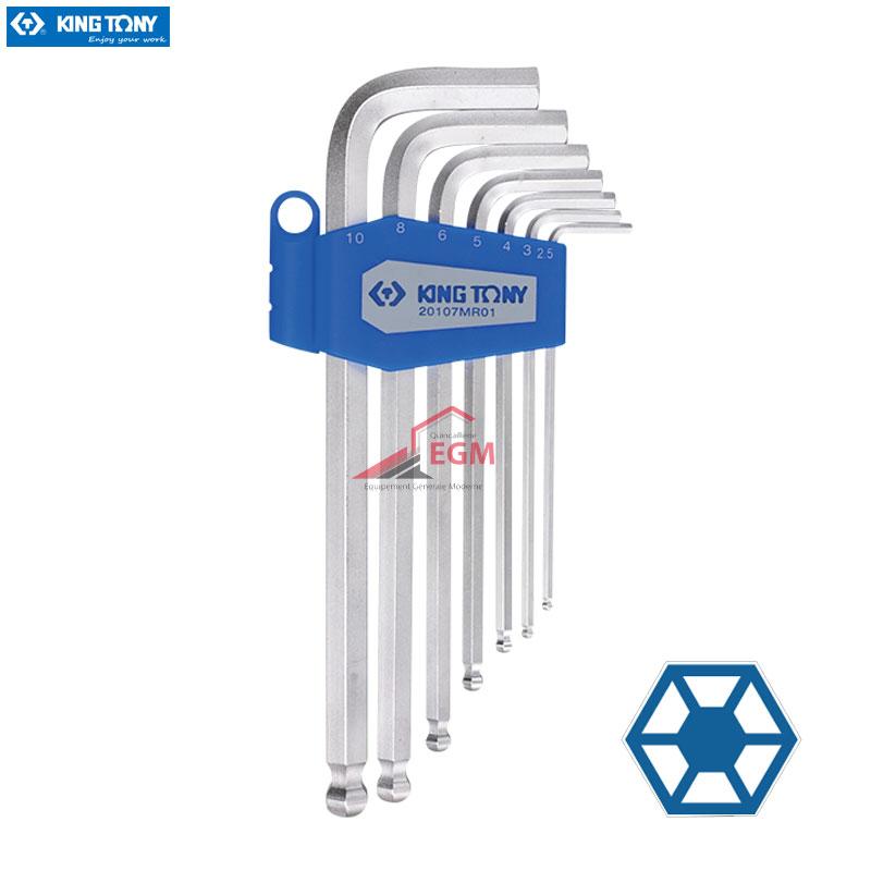 JEUX CLE MALE BOUT SPHER 7PCS SERIE LONG 2.5-10 KING TONY