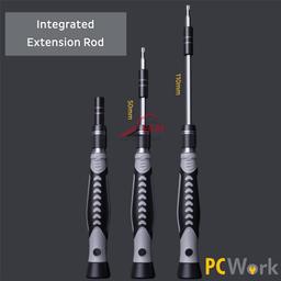 POCHETTE DE REPARATION SMART PHONE TOUNEVIS DE PRECISION 25 EMBOUTS PCWORK - Image 4
