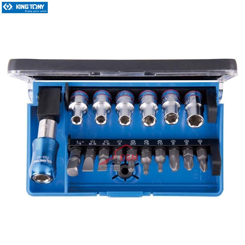 JEUX EMBOUT DE TOURNEVIS 17PCS KING TONY