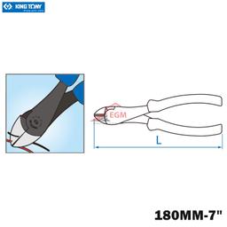 PINCE COUPANTE DIAGONALE 180-7" KING TONY - Image 2