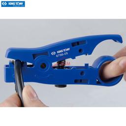 PINCE A COUPER ET DENUDERLES CABLE 127MM 6756-05 KING TONY - Image 2