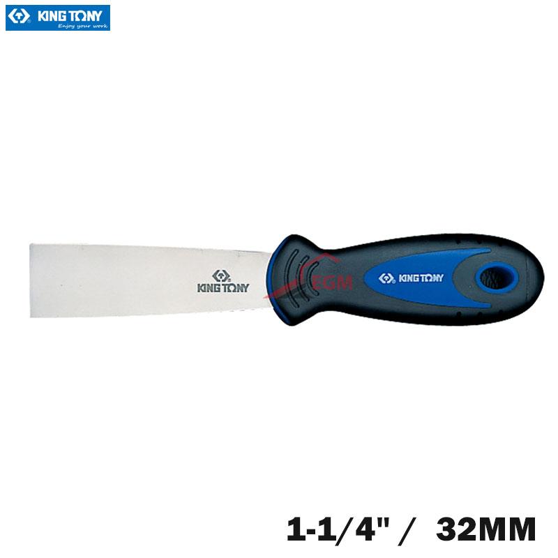 PALETTE DE GRATAGE INOX 32MM KING TONY