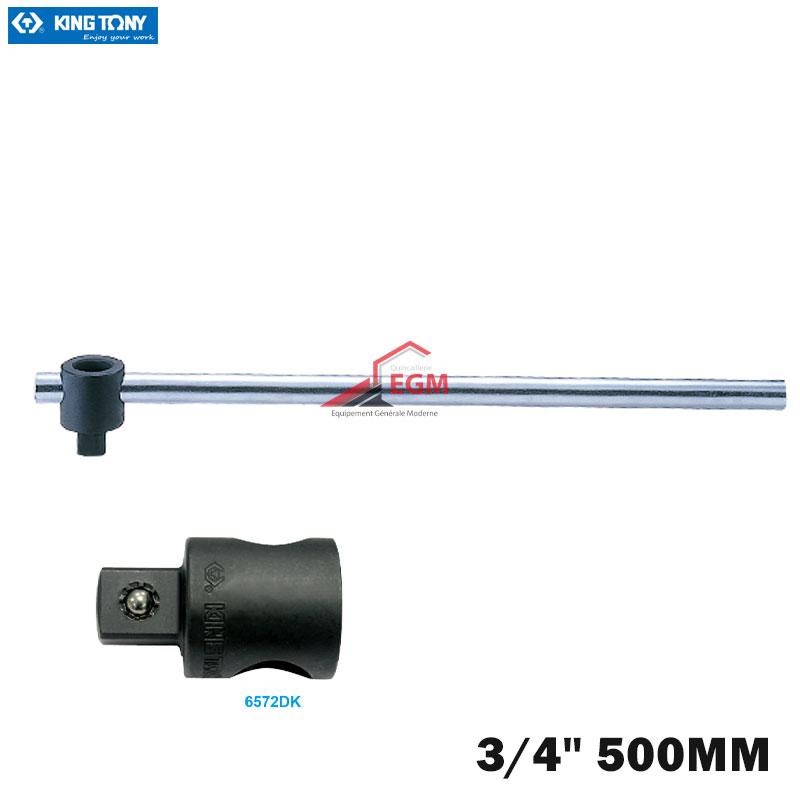 POIGNE COULISSANTE 3/4" 500MM KING TONY