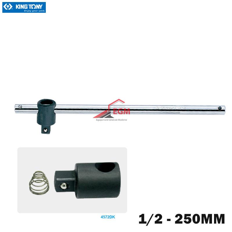 POIGNE COULISSANTE 1/2 - 250MM KING TONY