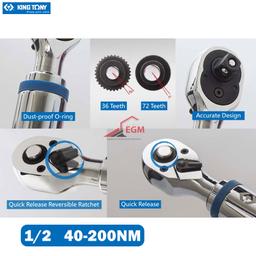 CLE DYNAMOMETRIQUE 1/2 (40-200NM) DIGITAL KING TONY - Image 3