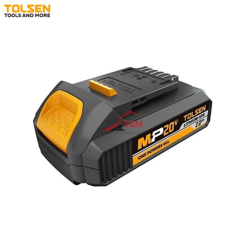 BLOC BATTRIE LITHIUM-ION 20V 2.0AH TOLSEN