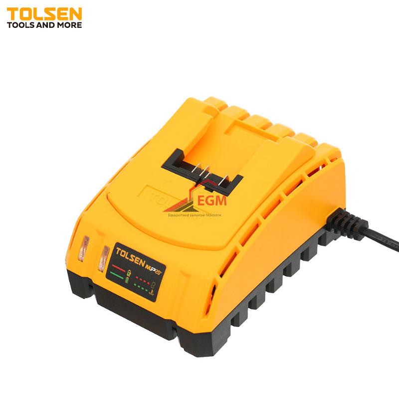 CHARGEUR RAPIDE LITHIUOM-ION 20V 2.0A 60W 220V TOLSEN