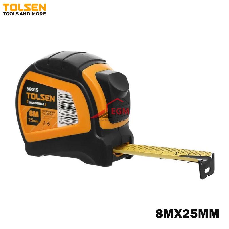 ROULETTE DE MESURE*8MX25MM INDUSTRIEL TOLSEN