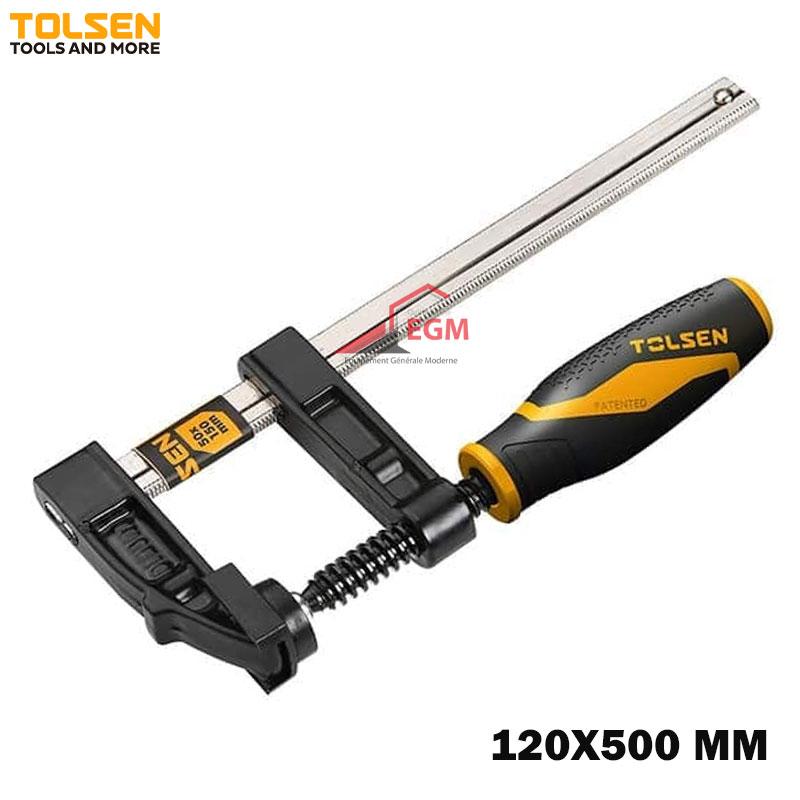 SERRE JOINT MANUELLE INDUSTRIEL 120X500 MM TOLSEN