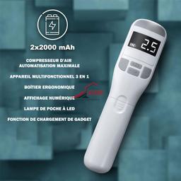 COMPRESSEUR SANS FIL 7.4V/15L/min 150PSI ULEETE - Image 3