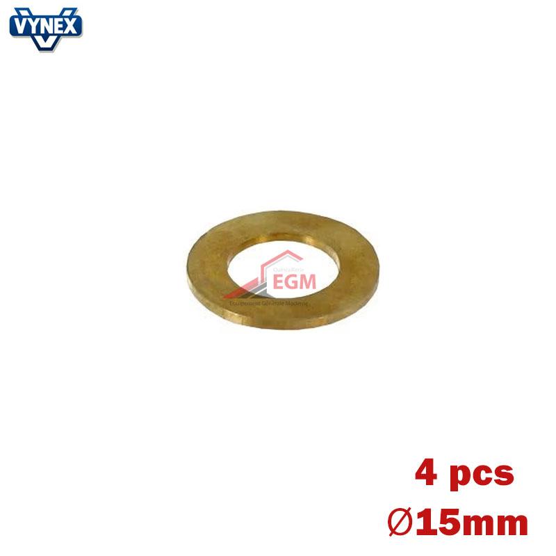BAGUE EN LAITON POUR CHARNIERE & PAUMELLE D 15.0 4PCS VYNEX