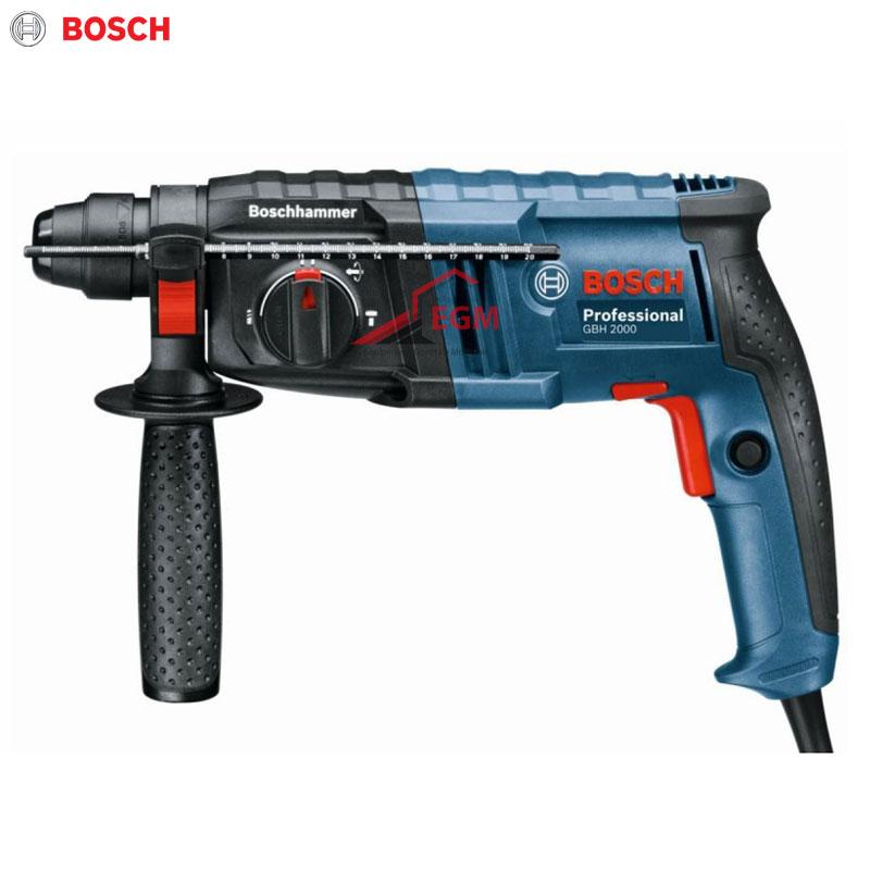 PERCEUSE PERFORATEUR SDS PLUS GBH 2000 600W 0-1.7J 0-1400 t/min BOSCH