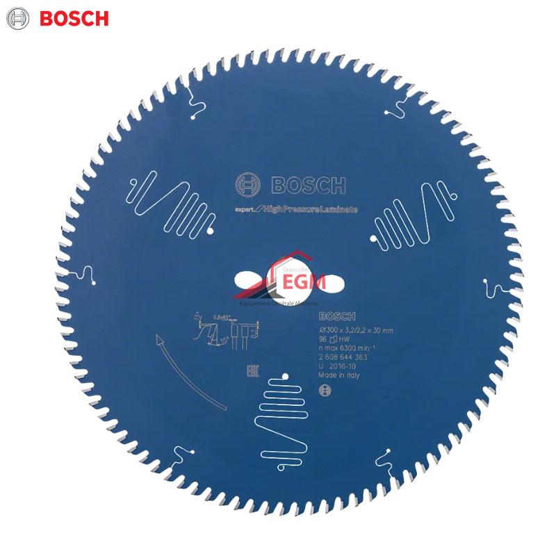 DISQUE CIRCUL CARBURE S METAL 300X3.2/2.2X30 Z96 EXPERT FOR STEEL BOSCH