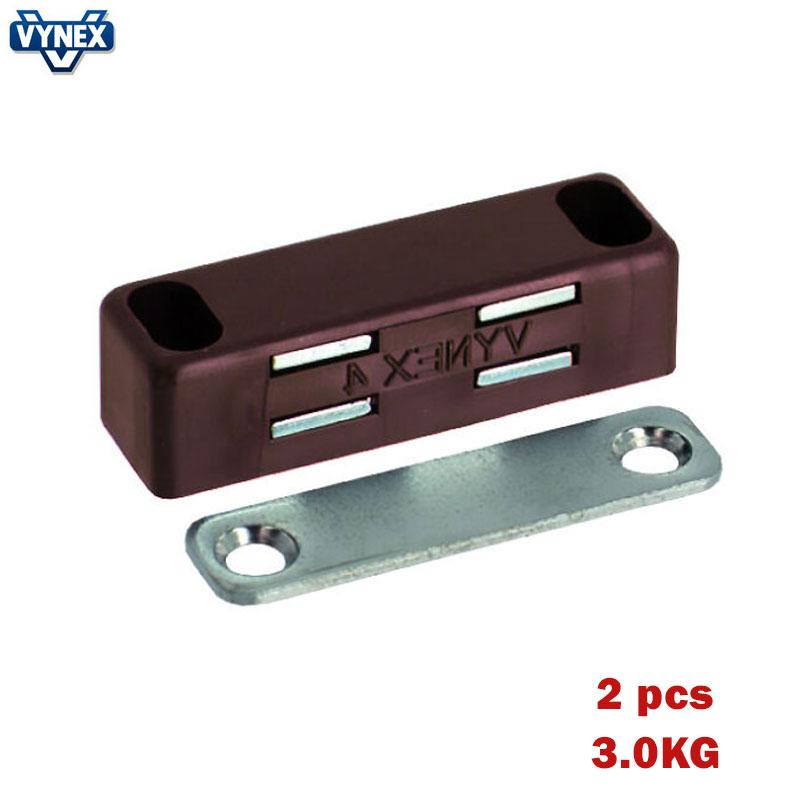 LOQETEAU MAGNETIQUE MARRON 25MM 3.0KG 2PCS VYNEX