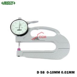 COMPARATEUR EPAIS POINTE PLATE-PLATE D 58 0-10MM 0.01MM INSIZE - Image 1