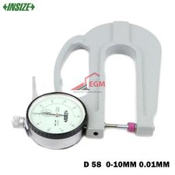 COMPARATEUR EPAIS POINTE PLATE-PLATE D 58 0-10MM 0.01MM INSIZE - Image 2