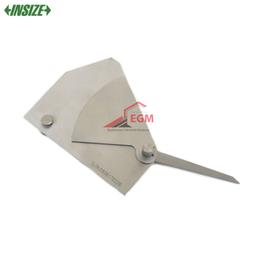 JAUGE DE SOUDAGE D'ANGLE EN ACIER INOXYDABLE 0°/60° PLAGE 0-50MM/0.2" 30°-90° INSIZE - Image 3