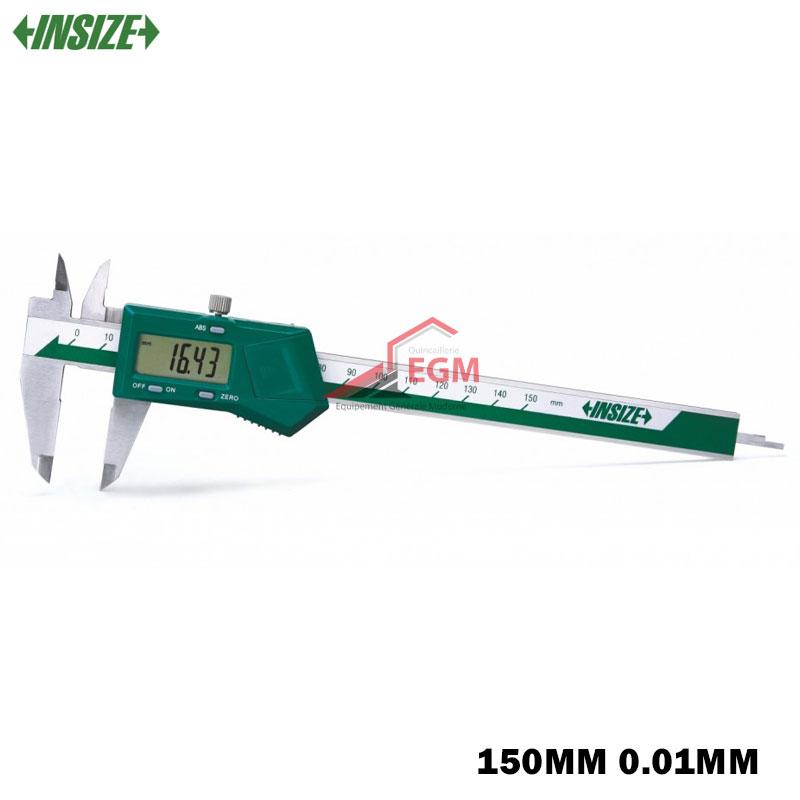 PIED A COULISSE DIGITAL A 2 BEC 150MM 0.01MM INSIZE