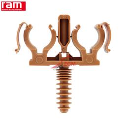 COLLIER A CHEVIL CLIPEO DOUBLE POUR FIXATION GAINES ET TUBE 100 PCS RAM - Image 1