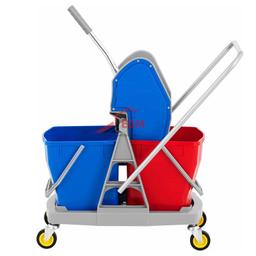 CHARIOT DE MENAGE DOUBLE POUR BALAI A FRANGES 36L CAMY - Image 3