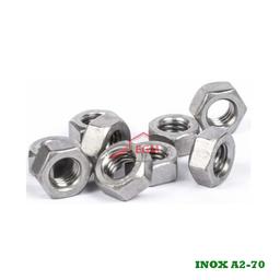 ECROU TH INOX A2-70 "304" DIN 934 ( PACK DE 100 PCS ) - Image 3