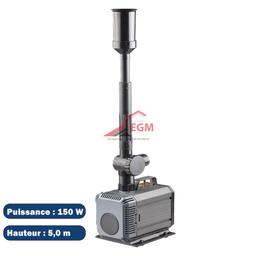 POMPE FONTAINE HQB-5003 150W 5.0 METRE 5500L/H - Image 1