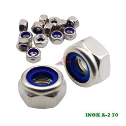 ECROU FREIN INOX A2-70 "304" DIN 985 ( PACK DE 100 PCS ) - Image 1