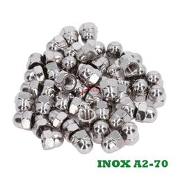 ECROU BORGNE INOX A2-70 "304" DIN 1587 ( PACK DE 100 PCS ) - Image 3