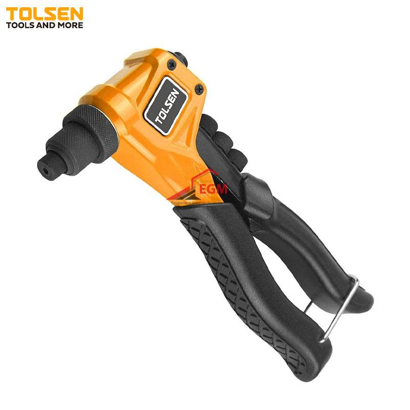 PINCE A RIVET A MAIN INDUSTRIEL 8" 2.4/3.2/4.0/4.8 ACIER INOX & ALUM TOLSEN