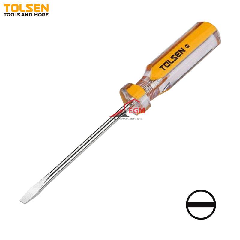 TOURNEVIS FR LAME PLAT CR-V TOLSEN