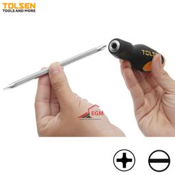 TOURNEVIS 2 EN 1 CR-V CHANGABLE FR/AM TOLSEN - Image 2