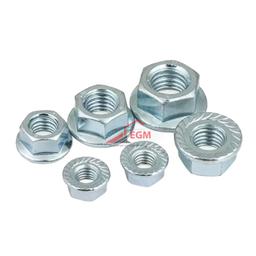 ECROU EMBASE EN ACIER ZINGUE "S.8" DIN 6923 ( PACK DE 100 PCS ) - Image 1