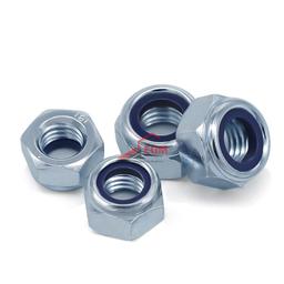 ECROU FREIN PAS FIN EN ACIER ZINGUE S.8 DIN 985 ( PACK DE 100 PCS ) - Image 2