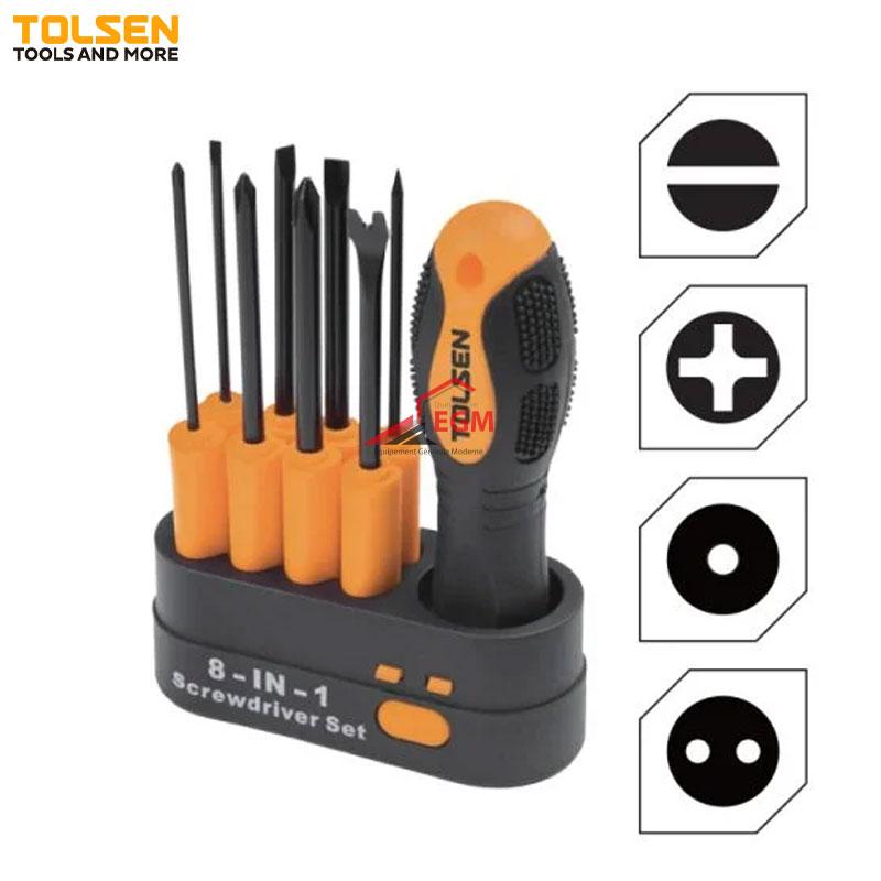 TOUNEVIS 8 EN 1 CR-V CHANGABLE FR/AM TOLSEN