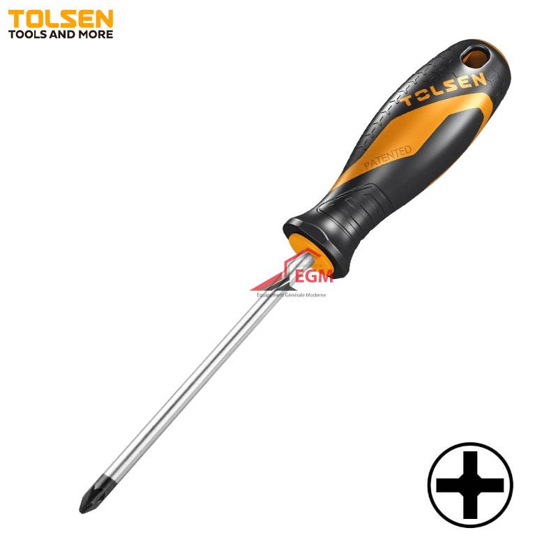 TOURNEVIS PHILIPS AMERICAIN CR-V GRIP MAGNETIQUE TOLSEN