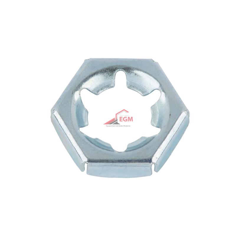 ECROU DE SECURITE PAL EN ACIER ZINGUE "S.8" DIN 7967 (PACK DE 100 PCS )