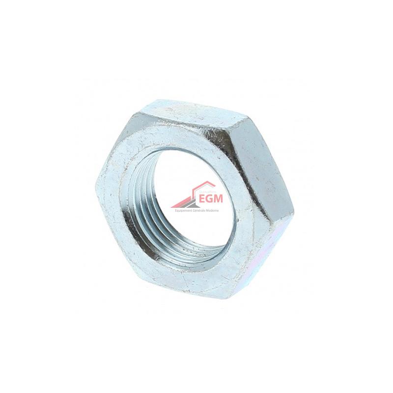 ECROU TH BAS EN ACIER ZINGUE PAS FIN " S.8" DIN 439 ( PACK DE 100 PCS )