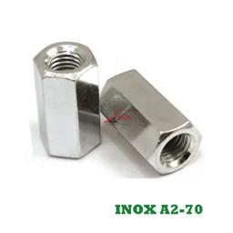 ECROU TH EXTRA LONG INOX A2-70 DIN 6334 ( PACK DE 100 PCS ) - Image 1
