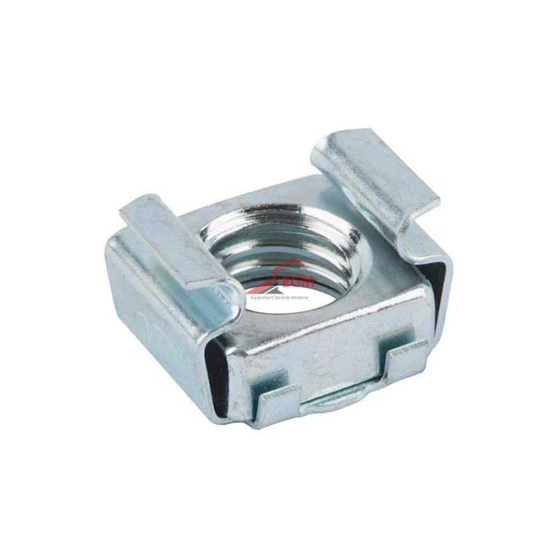 ECROU CAGE EN ACIER ZINGUE ( PACK DE 100 PCS )