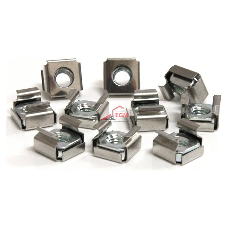 ECROU CAGE A RESSORT EN ACIER INOXYDABLE ( PACK DE 100 PCS )