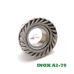 ECROU EMBASE INOX DIN 6923 ( PACK DE 100 PCS ) - Image 3