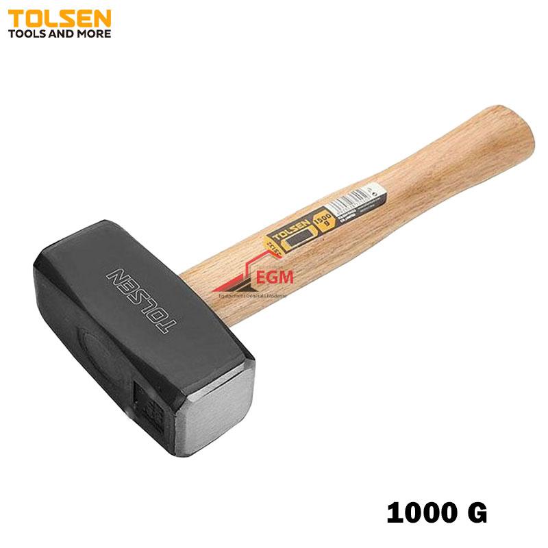 MASSETTE CARRE MANCHE BOIS 1.0KG TOLSEN