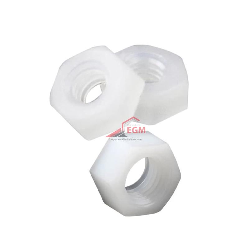 ECROU TH NYLON 6.6 DIN 934 ( PACK DE 100 PCS )