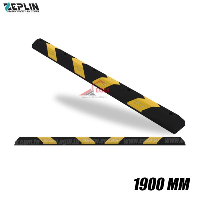 BUTEE DE ROUE JAUNE ET NOIR 1900MM ZEPLIN