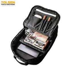 SAC A DOS POUR OUTILLAGE EN POLYSTER IMPERMEABLE TOLSEN - Image 2