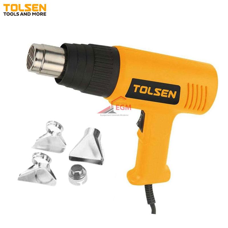 DECAPEUR THERMIQUE AJUSTABLE 1000W-2000W + ACCESSOIRES TOLSEN