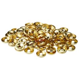 RONDELLE CUVETTE EMBOUTIE EN ACIER LAITONEE ( PACK DE 100 PCS ) - Image 1