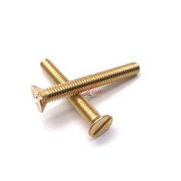 VIS A METAUX TETE FRAISE PLAT EN LAITON DIN 963 ( PACK DE 100 PCS ) - Image 1