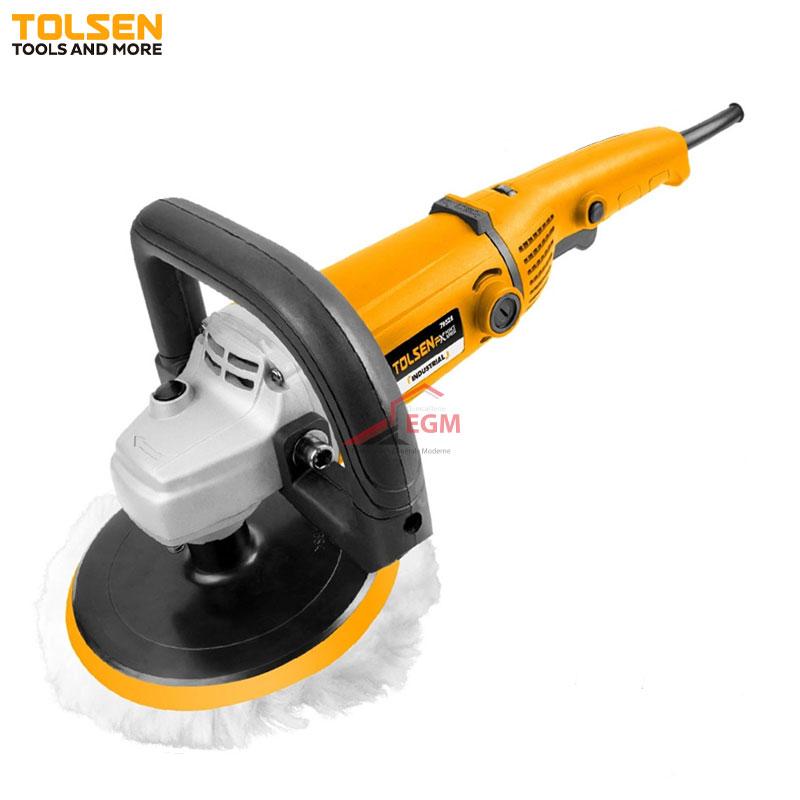 PONCEUSE POLISSEUSE AVEC VARIATEUR 180MM 1400W TOLSEN