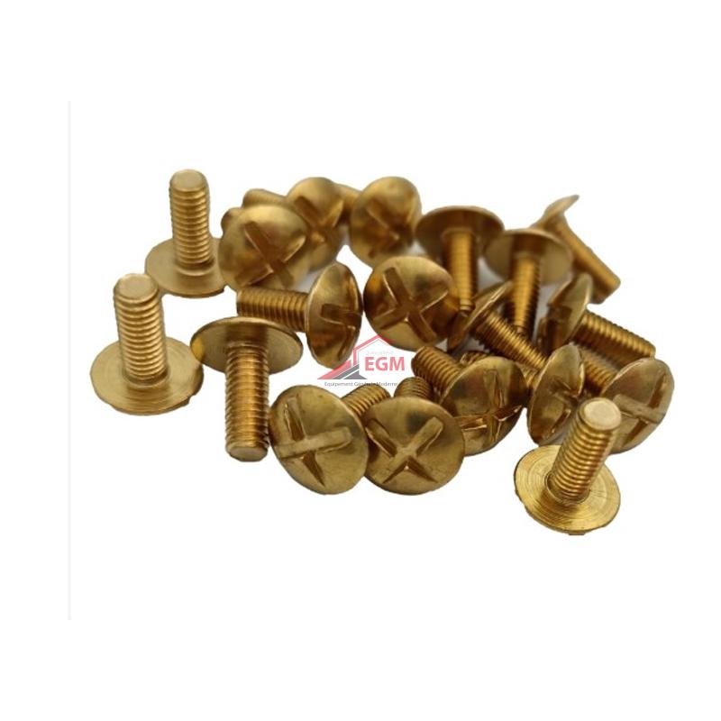 VIS A METAUX TETE RONDE EN LAITON ( PACK DE 100 PCS )